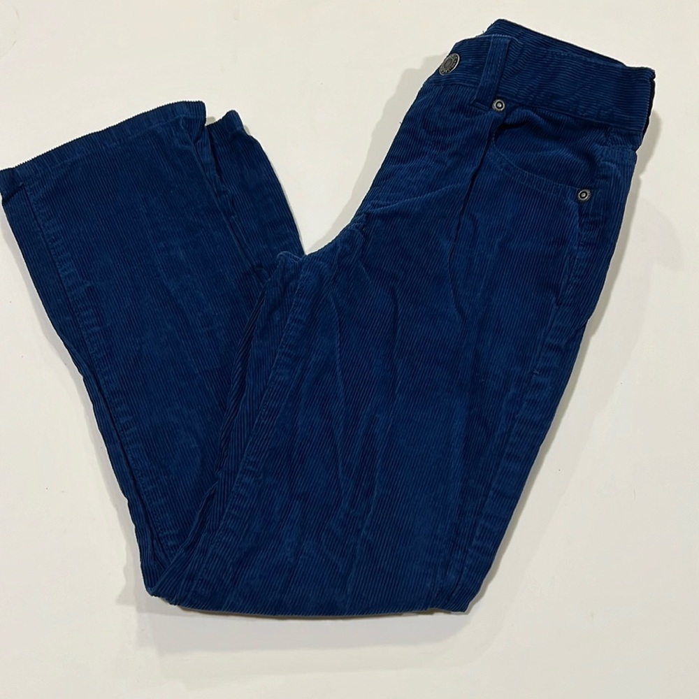 Janie and Jack - 7, boys navy corduroy pants
